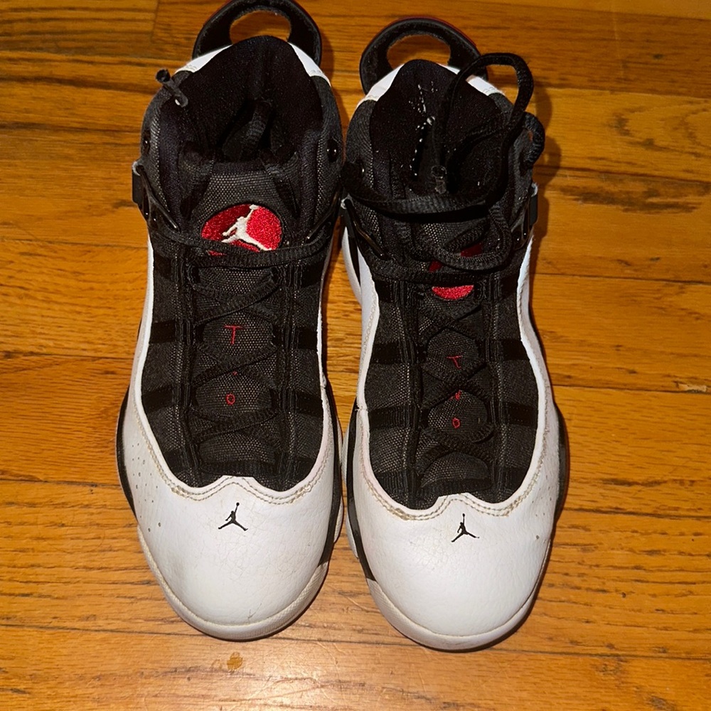 Nike Jordan sneakers kids little boy 2y black and white